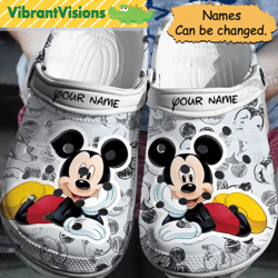 mickey minnie clog shoes mickey and friends sandal shoes gift for women mickey minnie mouse disneyland.