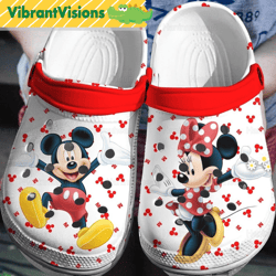 mickey minnie clog shoes mickey and friends sandal shoes gift for women mickey minnie mouse disneyland summer shoes.