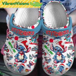 stitchmas clog shoes angel stitch christmas sandal shoes gift for women stitch lilo disneyland summer shoes family t