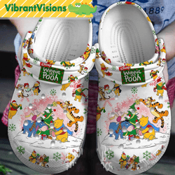 winnie the pooh clog shoes pooh and friends sandal shoes gift for women pooh bear disneyland summer shoes family tri