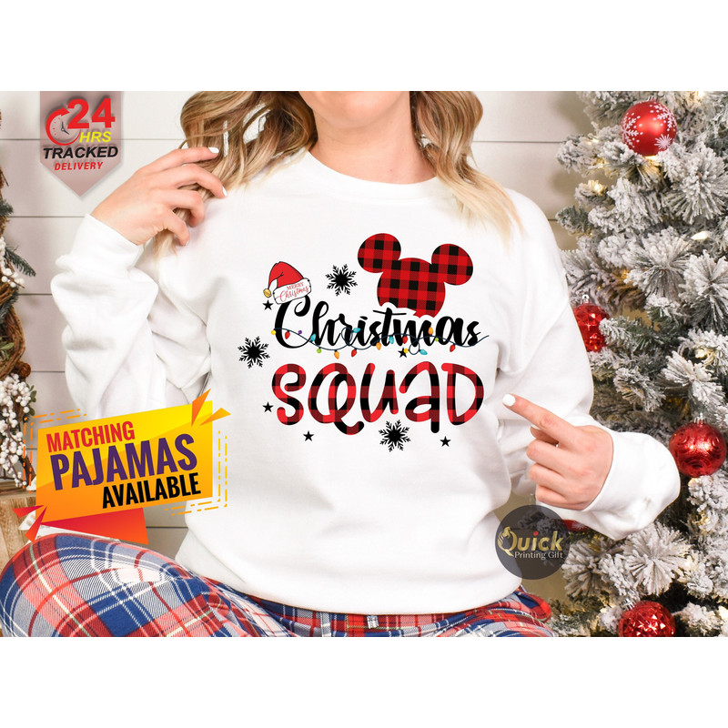 Christmas Squad Sweatshirt, Christmas Sweater for Women Men Kids, Matching Family Christmas Eve Party Jumper, Christmas Kids Jumper Gift.jpg