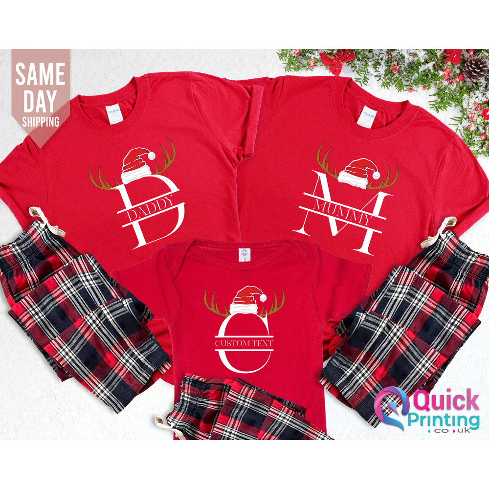 Family Matching Christmas T-shirt & Dog Cat Bandana Personalised Festive, ,Custom Christmas Shirt, Christmas Shirt, Christmas Gift.jpg