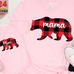 Mama bear shirt, Papa bear tshirt, Family bear Tshirts, baby bear tshirt, mama bear t-shirt ladies mens unisex bear t sh