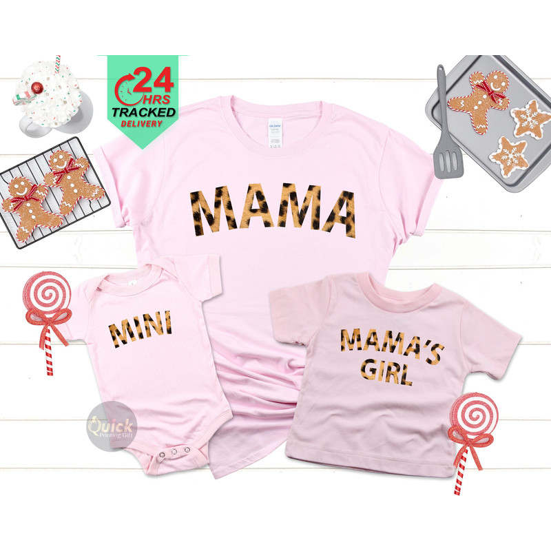 Mama Mini Matching Set, Mama and mini shirt, Mama T shirt, Mini Onesie, , Baby Shower Gift, Newborn, Christmas gift for new parents Xmas Top.jpg