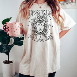 hex the patriarchy medusa shirt mythology shirt snake shirt feminist shirt witchy shirt mystical shirt witch shirt