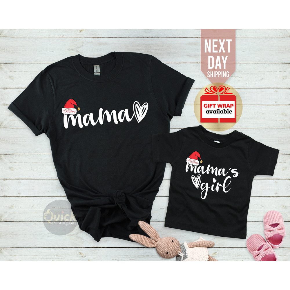 Matching Mother Daughter Outfits, Mommy and me Outfits, Christmas Family Shirts, Christmast Tshirt for Women Kids, Xmas Baby Shirts.jpg