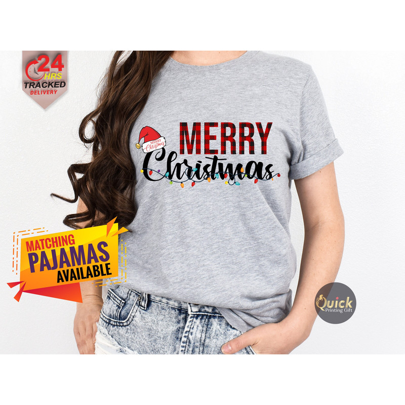 Merry Christmas shirt,Matching Xmas Tshirt Outfits family Gifts for Women Men, Holiday Christmas T shirts, Xmas kids t shirts gift UK.jpg
