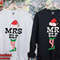 Mr Mrs Christmas Couple Sweatshirt, Newlywed Christmas Shirts, Christmas Gift for Husband Wife.jpg