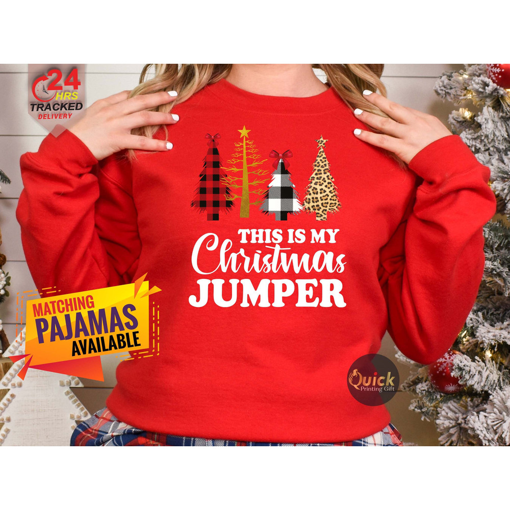 New Christmas Jumper 2022, Funny Christmas Jumper, Christmas Sweatshirt for Women, Christmas Tree Sweatshirt, Secret Santa Gifts for her.jpg
