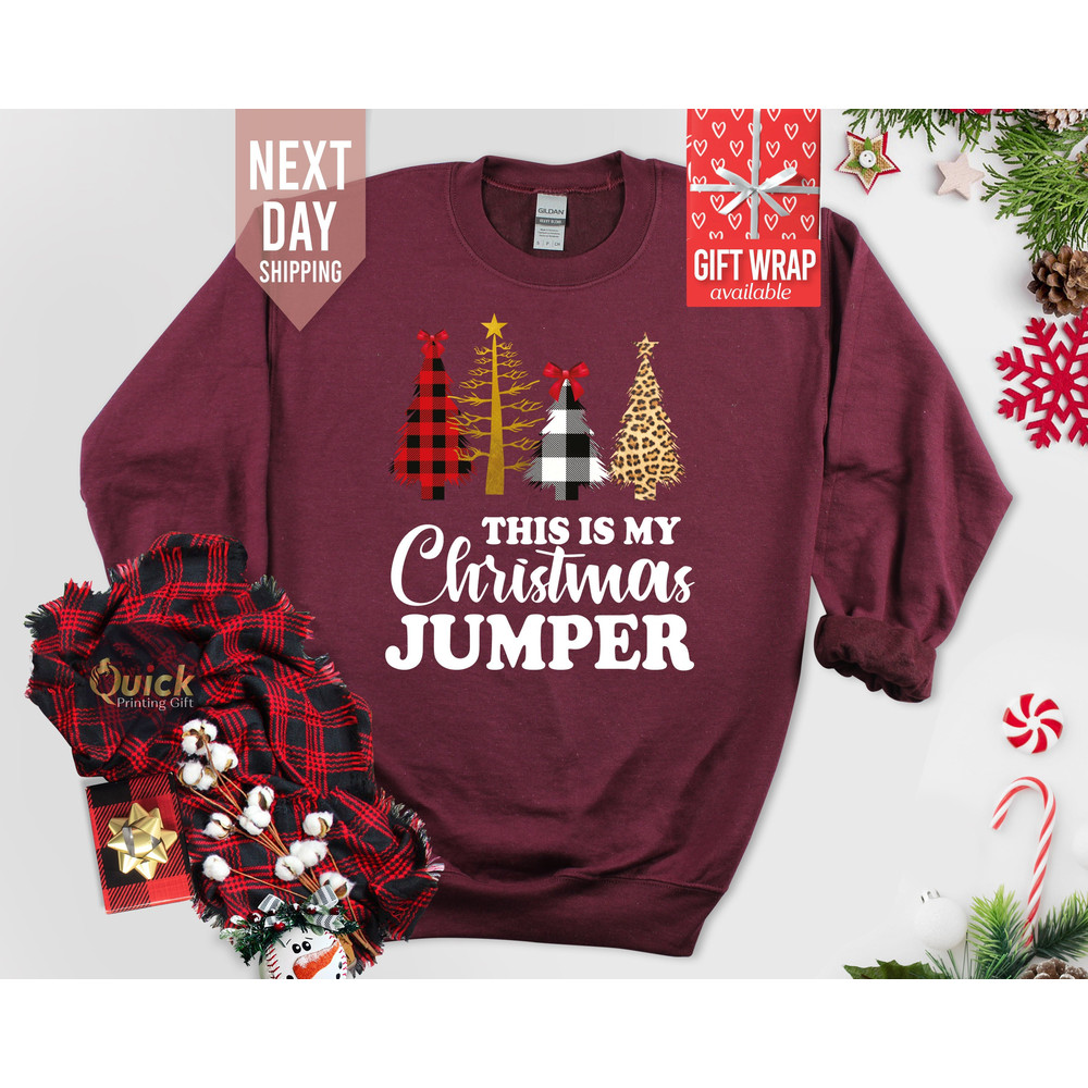 New Christmas Jumper 2022, Ladies Christmas Tree Jumper for Women Men, Merry Christmas Sweatshirt, Funny Christmas Gift for her.jpg