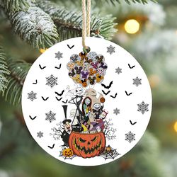 disney halloween nightmare before christmas ornament, oogie boogie ceramic ornament