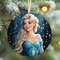 Disney Frozen Ceramic Ornament Elsa Christmas Decoration, Best Friend Christmas Keepsake, Elsa and Anna Disney Home Decor.jpg