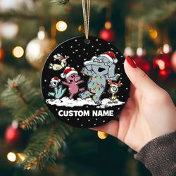 elephant piggie and friends christmas ornament, childrens book ornaments, book lover christmas gift