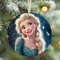 Elsa Princess Ceramic Ornament Disneyland Christmas Ornament, Frozen Keepsake, Disney Princess Christmas Tree Decor.jpg
