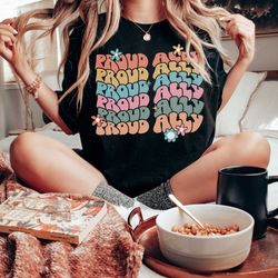 proud ally shirt pride shirt gay shirt lgbtq shirt human rights shirt bisexual shirt subtle pride shirt nonbinary