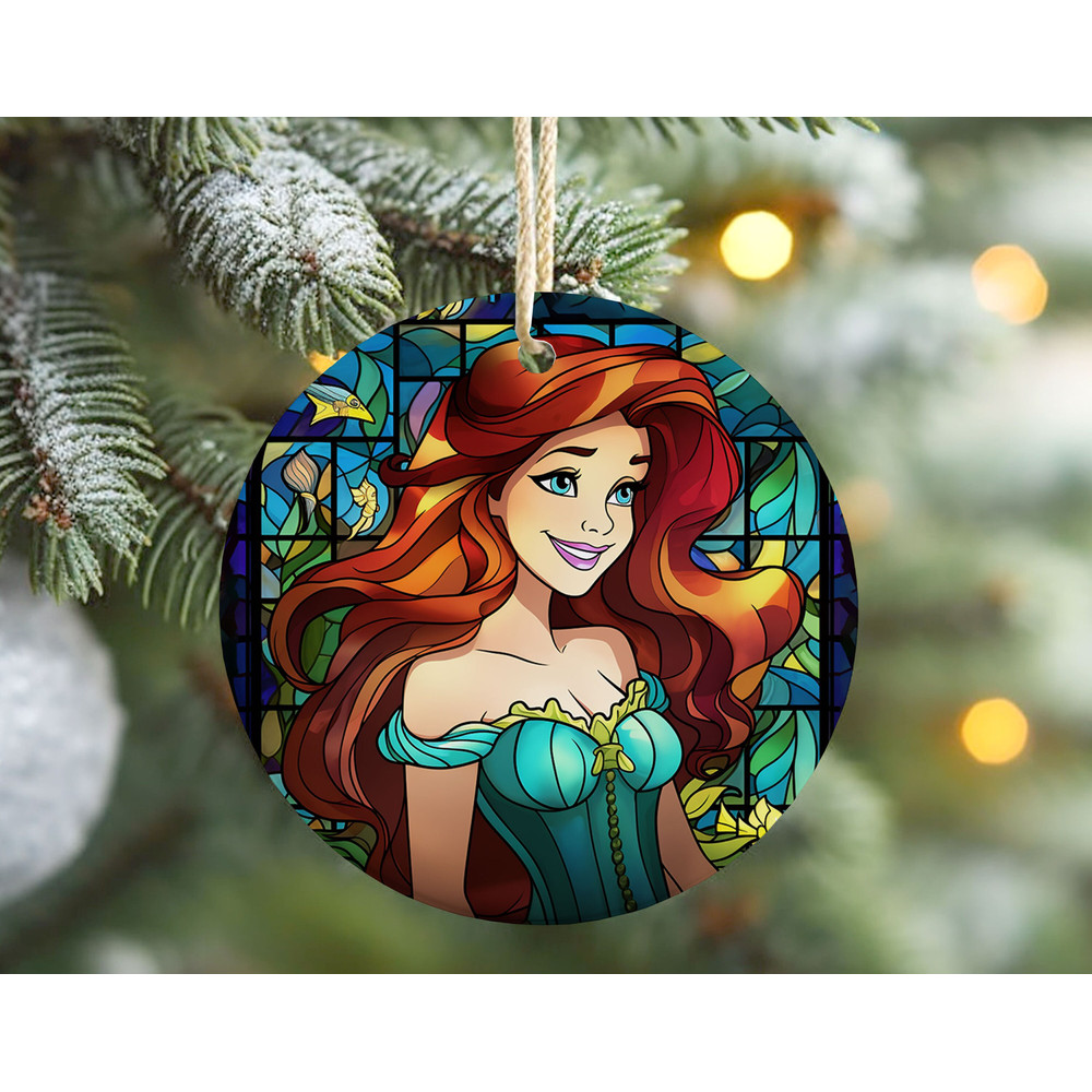 Little Mermaid Ornament, Disney Princess Christmas Ornaments, Ariel Princess Christmas Keepsake, Baby Girl Ornament, Christmas Tree Decor 5.jpg