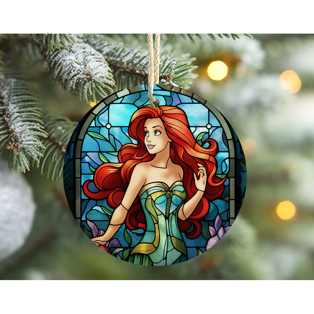 Little Mermaid Ornament, Disney Princess Christmas Ornaments, Ariel Princess Christmas Keepsake, Baby Girl Ornament, Christmas Tree Decor 8.jpg