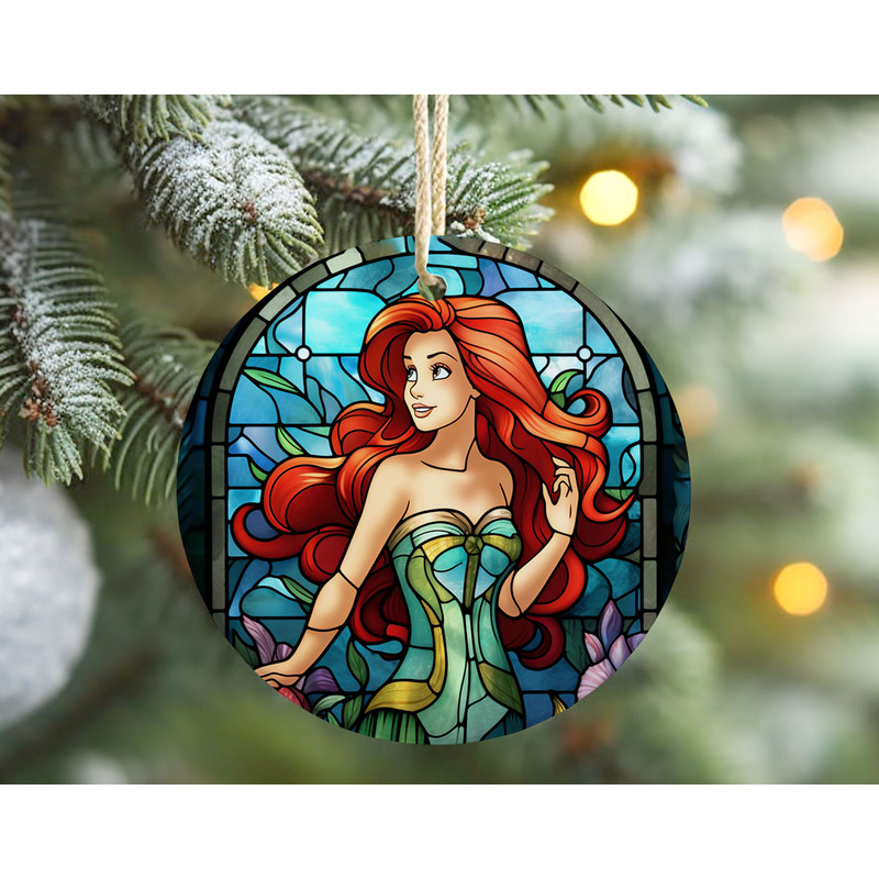 Little Mermaid Ornament, Disney Princess Christmas Ornaments, Ariel Princess Christmas Keepsake, Baby Girl Ornament, Christmas Tree Decor 8.jpg