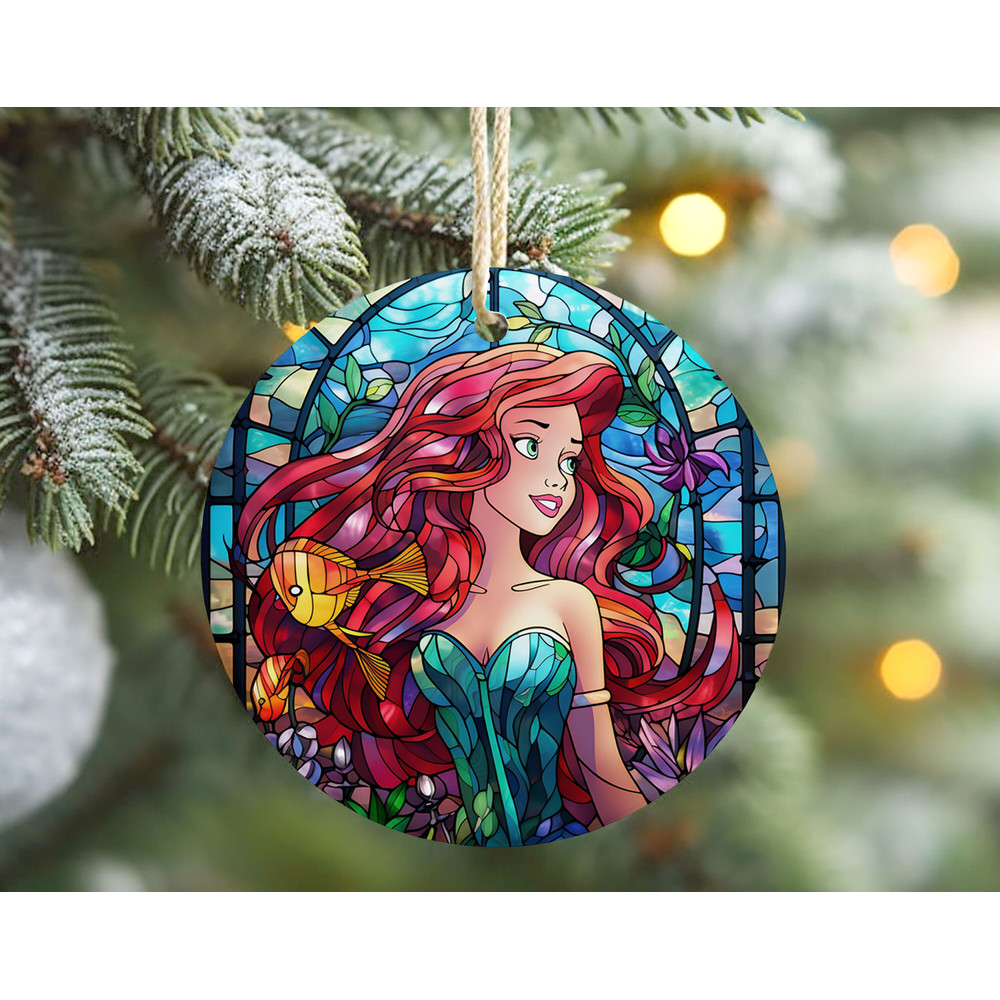 Little Mermaid Ornament, Disney Princess Christmas Ornaments, Ariel Princess Christmas Keepsake, Baby Girl Ornament, Christmas Tree Decor 9.jpg