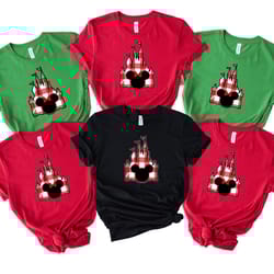 disney christmas shirt, xmas matching pajama, disneyland family shirt, disney couple tees, vacation shirt, mickey minnie