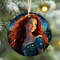 Merida Princess Christmas Ornament, Disney Princess Ornaments, Christmas Tree Decoration, Kids Christmas Gift.jpg