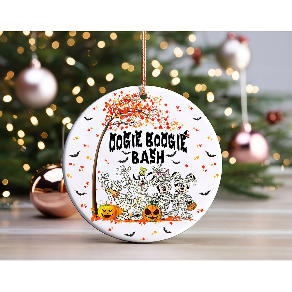 Oogie Boogie Bash Ornament, Disney Halloween Mickey Gift, Nightmare Before Christmas Tree Decor, Ceramic Ornament Xmas Gift.jpg