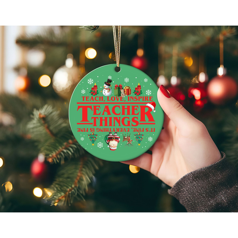 Teach Love Inspire Christmas Teacher Things Ornament, Holiday Teacher Appreciation Gift, Teacher Xmas Decoration.jpg