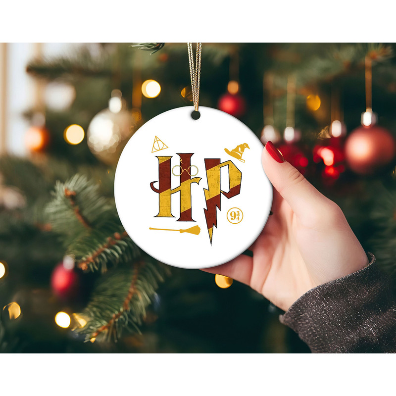 Universal Studios Pottery Christmas Ornament, Hp Inspired Ornaments, Magical Wizard Christmas Tree Decor, Christmas Gift.jpg