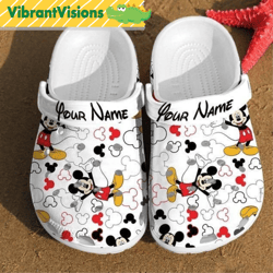 custom name mickey mouse disney crocs
