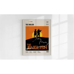 the english poster, hugo blick, retro tv series
