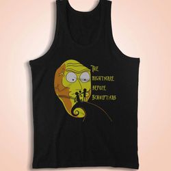christmas rick and morty men&8217s tank top