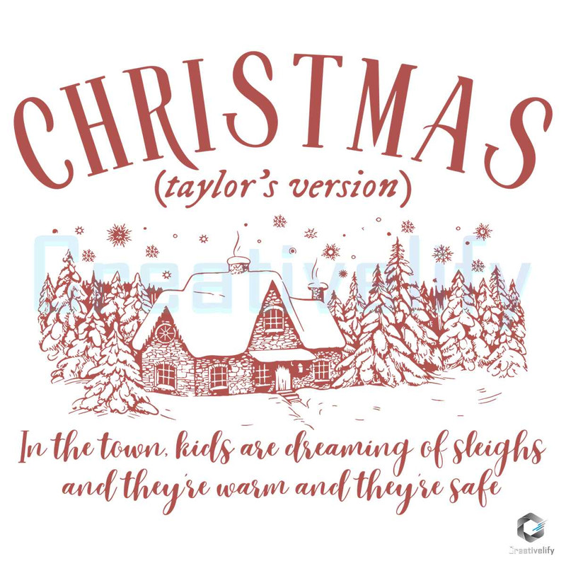 Christmas Taylor Version SVG In The Town Graphic File.jpg