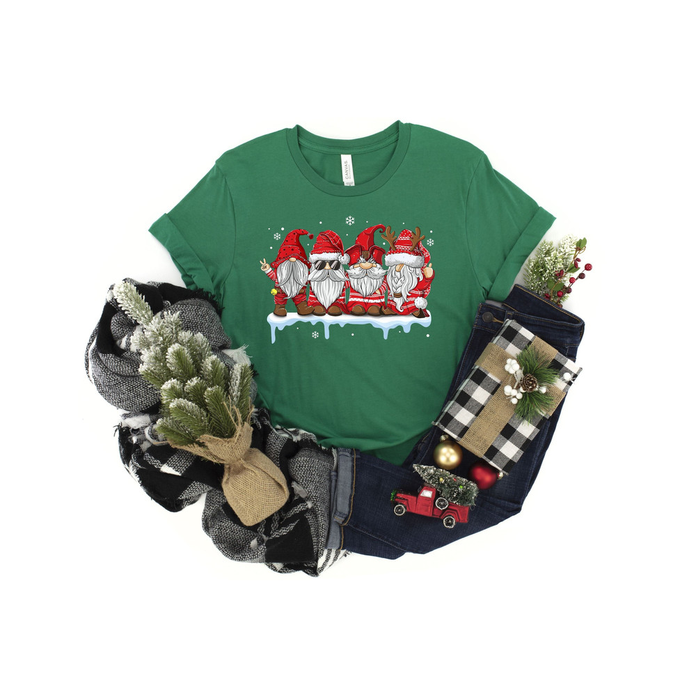 Christmas Gnomes Shirt, Gnome Shirt, Santa Gnome Shirt, Christmas with my Gnomies, Christmas Shirt, Christmas Tee, Christmas Day Gift.jpg