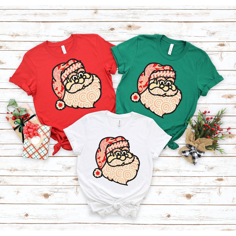 Christmas Santa Shirt, Retro Santa Shirt, Gift For Christmas, Retro Christmas Shirt, Christmas Shirt For Women, Gift For Women, Santa Shirt.jpg