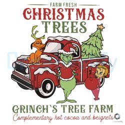 farm fresh grinchs xmas svg christmas tree file for cricut