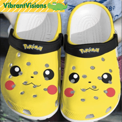 pikachu pkm clog shoes for pokemon fans