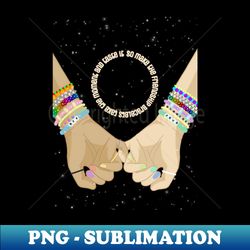 FRIENDSHIP BRACELETS SPARKLY - Instant PNG Sublimation Download - Perfect for Sublimation Art