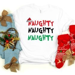 naughty shirt, naughty christmas shirt, christmas shirt, christmas family shirt, merry christmas shirt, christmas gift