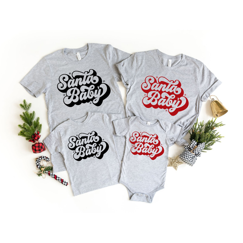 Santa Baby Shirt, Santa Shirt, Christmas Family, Christmas Shirt, Merry Christmas Shirt, Christmas Gift, Family Matching Christmas.jpg