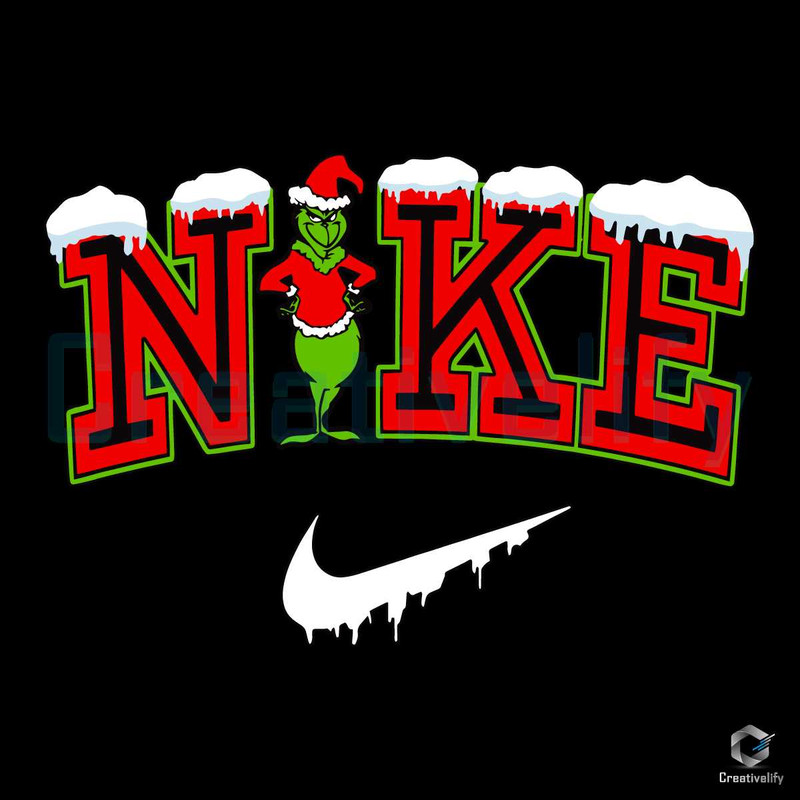 Nike Grinch Logo Vintage SVG Merry Christmas Cricut File.jpg