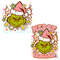 Retro Floral Merry Grinch SVG Santa Christmas File Design.jpg