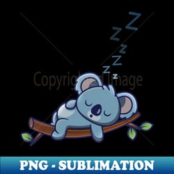 koala sleeping - png sublimation digital download - perfect for personalization