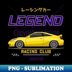 tuner yellow celica mk7 jdm - exclusive sublimation digital file - unleash your creativity
