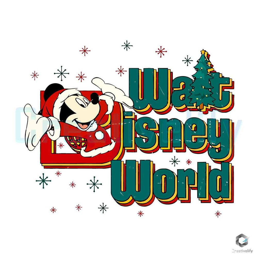 Retro Santa Mickey SVG Walt Disney World Christmas Design.jpg