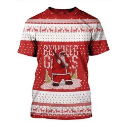 Christmas Ugly Sweater Hunting Reindeer Shirt 3D Print For Men For Girls