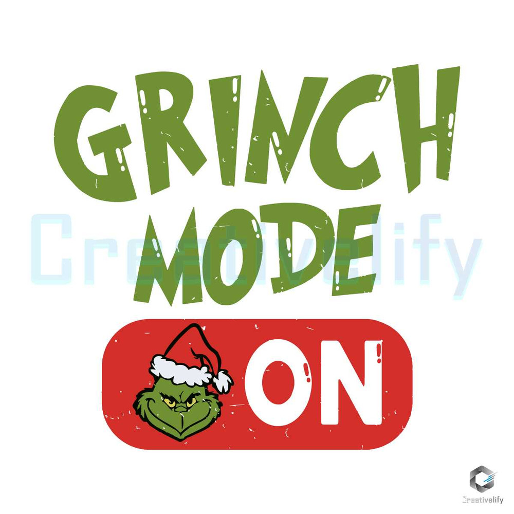 Santa Grinch Mode On SVG Merry Christmas Graphic File.jpg