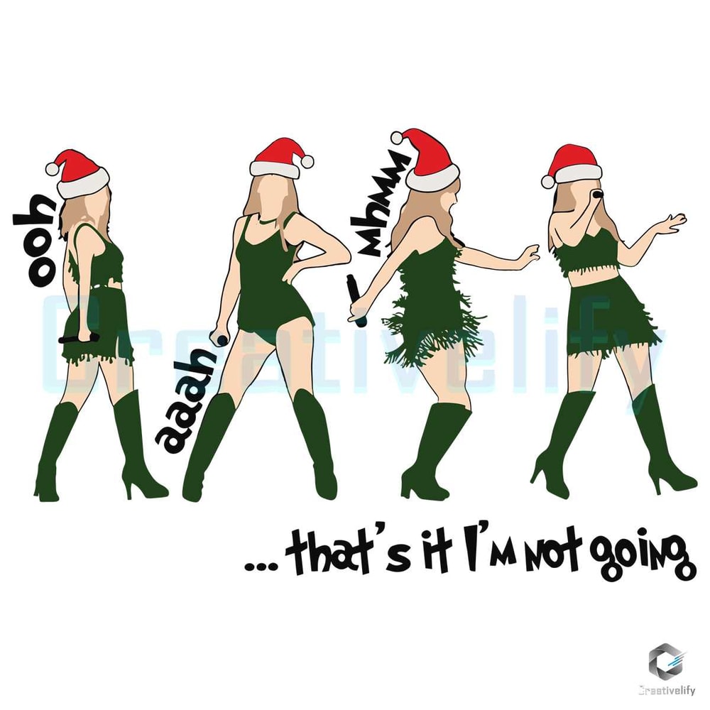 Taylor Christmas SVG Thats It Im Not Going File Download.jpg