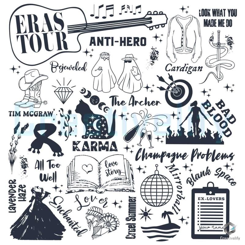 Taylor Swiftie Merch SVG The Eras Tour Anti Hero File Download.jpg