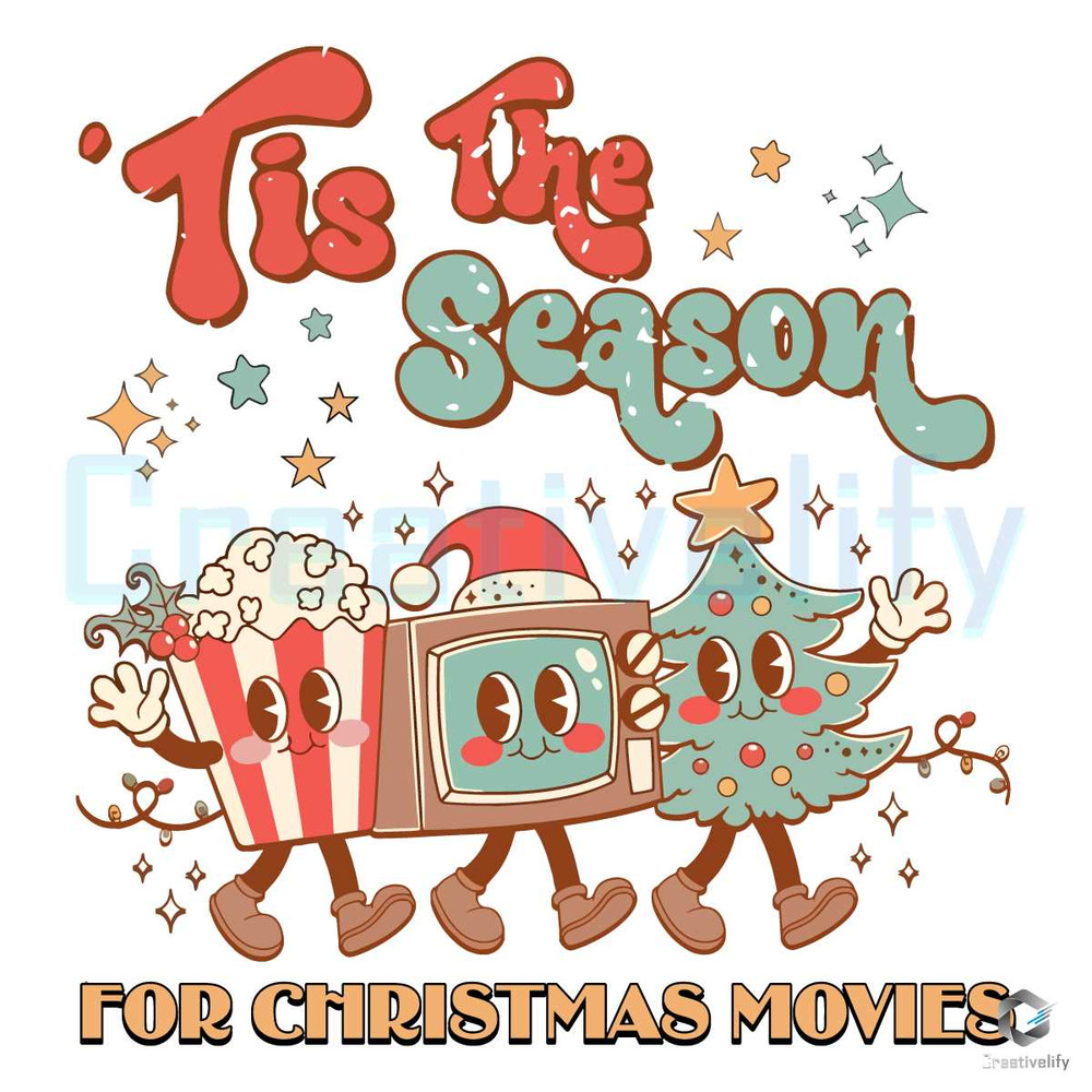 Tis The Season Xmas SVG Christmas Vibes Cricut File.jpg