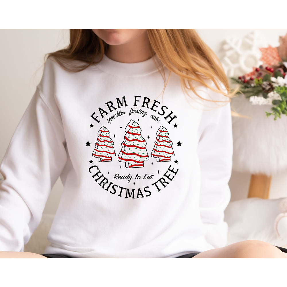 Farm Fresh Christmas Trees Shirt, Pine Spruce Fir, Christmas Gift Ideas, Holiday Shirt, Christmas Sweatshirt, Unisex Adult Tee, Winter Tee.jpg